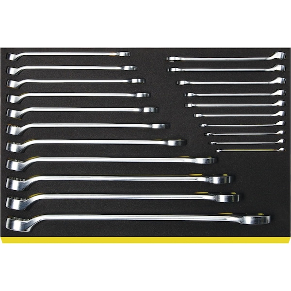 Combination Wrenchs i.TCS inlay No.TCS 14/21, 6-36MM 3/3-tray21-pcs.